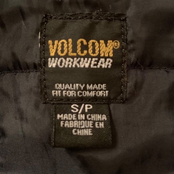 Volcom Boys Workwear Plaid Quilted Lined Shacket Red/ Blue Size Small - Picture 14 of 16